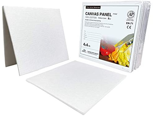 PHOENIX Heart Canvases for Painting - 8, 10, 12 Inch (2 of Each) - 100%  Cotton, 10 Oz Triple Primed White Blank Acid-Free Artist Shaped Stretched