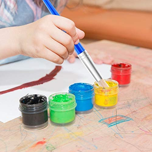 Kids Paint Brush Set Bulk Kids Brushes Rainbow Colours Kids Craft