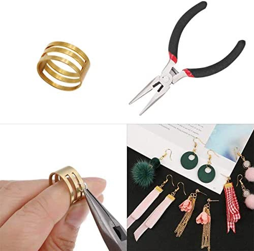 YUGDRUZY Jump Rings for Jewelry Making Kit 1200 pcs Open Jump Rings Jewelry  Repair Kit for Necklace Bracelet Lobster Clasps and Closures Repair Supplies  Kit with Pliers Tweezers (Gold/Silver) Silver/Gold