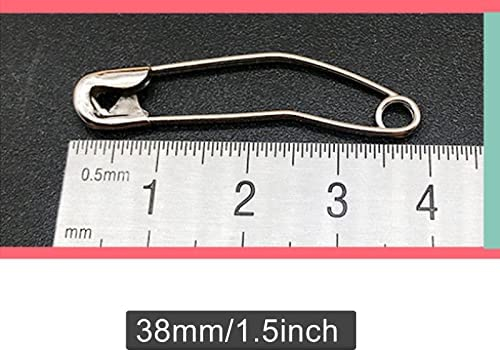 Curved Safety Pins 38mm/1.5inch Basting Pins for Quilting Curved