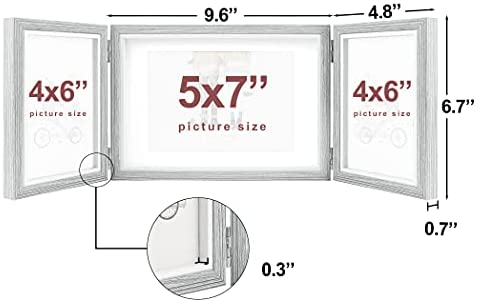 White Beaded Tabletop Frame, 4x6