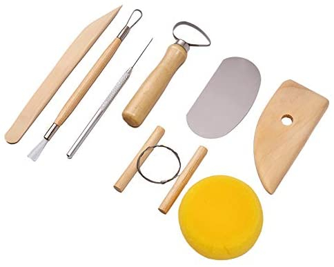 8Pcs Sculpting Pottery Clay Tools: Clay Tools Kit for Air Dry Polymer  Modeling Sculpey Clay - Stainless Steel Ceramic Carving Tools Supplies for