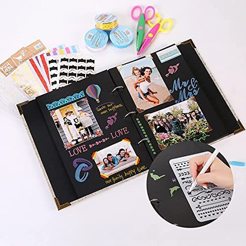 Photo Album Scrapbook 100 Pages(8.3x11.6in) Personalized Hardcover