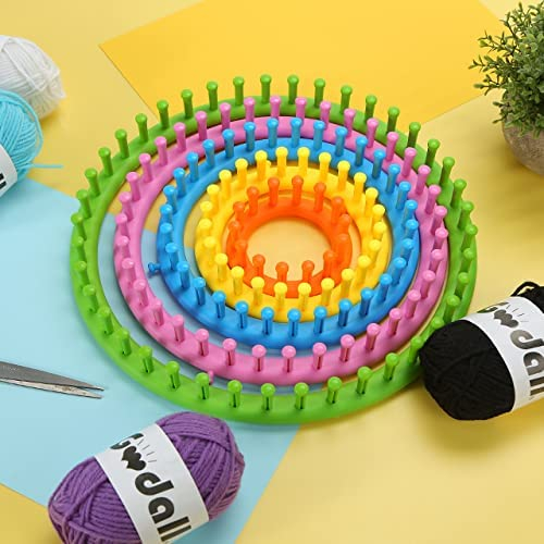 Round Plastic Loom Knitting Set  Round Loom Knitting Projects
