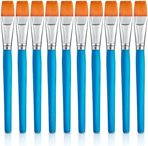 10-Piece Kid's Paint Brushes Set with Washable Paint and Palatte