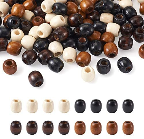 16mm 17mm colorful wooden beads large
