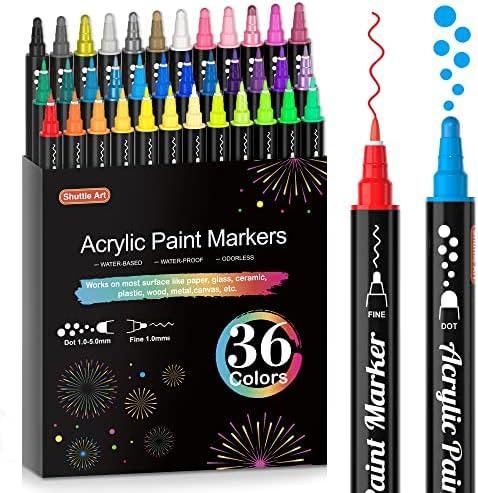 1set 24-color Dual Tip Marker Pens
