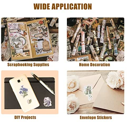24x7 eMall 346pcs Journal Supplies Kit Vintage Scrapbook Stickers Art  journaling kit. Journal Schedulers DIY Paper Stickers for Decoration  Notebook Collage Album Aesthetic Tape (Good Times) : : Home &  Kitchen