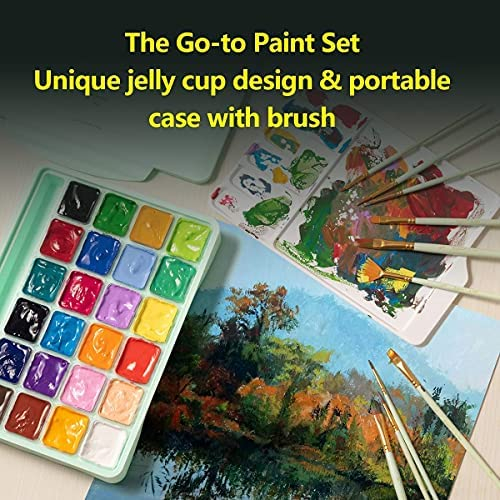 homenity 24 PC GOUCHE PAINTS FOR PFROESSIONAL AND