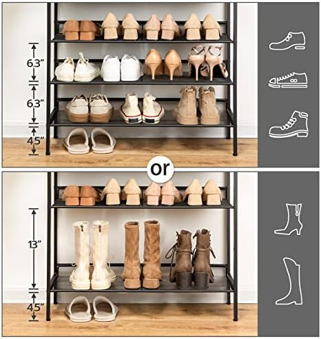 HOOBRO 8-Tier Shoe Rack, Large Capacity Shoe Shelf, Stable and Sturdy, –  HOOBRO US