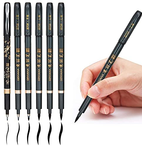 Hand Lettering Pens, Rilanmit Calligraphy Pen Brush Markers Set
