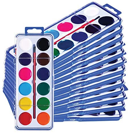 Neliblu Water Color Paint Set for Kids - Bulk Watercolor Paint Set