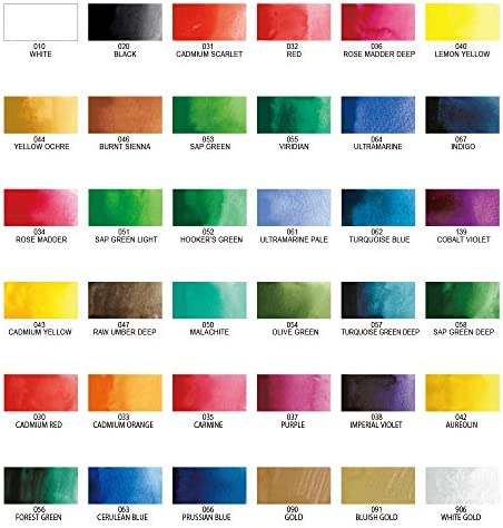 Kuretake Gansai Tambi Watercolour Paints Set - 100 Colours Set