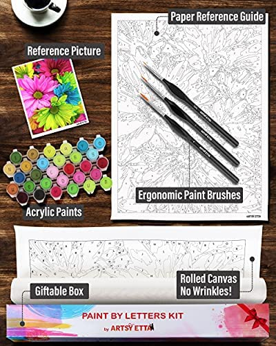 Adult Paint by Numbers Art Kit DIY Craft Kit for Adult Craft