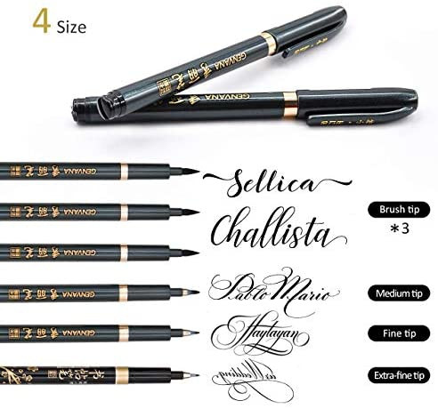 Calligraphy Pens,Hand Lettering Pens, Calligraphy Brush Pen Set