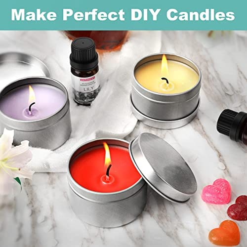 Haccah Complete Candle Making Kit,Candle Making Supplies,DIY Arts and Crafts Kits for Adults,Beginners,Kids Including Wax, Wicks, 6 Kinds of Scents,Dy