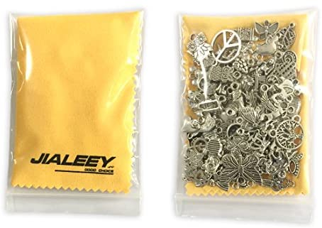 JIALEEY Wholesale 100 PCS Mixed No Repeated Silver Pewter Smooth Metal  Charms Pendants DIY for Necklace Bracelet Dangle Jewelry Making and  Crafting, Animal Char…