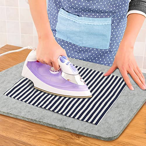 100% Natural Wool Pressing Mat Portable Felted Ironing Board, 1/2