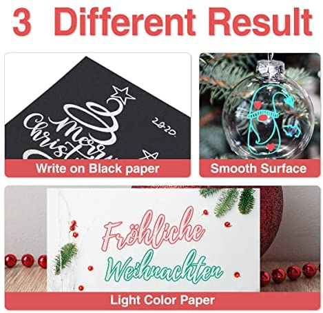 SAKEYR Super Squiggles Outline Markers Shimmer Markers Set, Double Line  Pens for Card Making Paint Markers for Craft Supplies Glitter Pens for  Photo