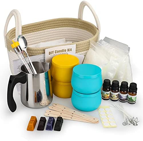 DIY Candle Making Kit for Adults & Teens, Beeswax Candle Making