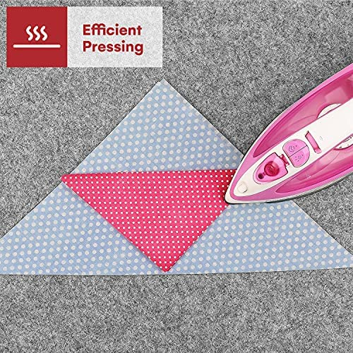 Precision Quilting Tools 13 x 17 Wool Ironing Mat - 100% New Zealand Wool Pressing Pad, Portable for