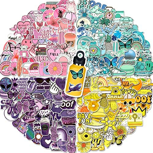 Stickers for Water Bottles, 200PCS Water Bottle Stickers for Kids,  Waterproof Stickers Vinyl Stickers, Cute Stickers Pack