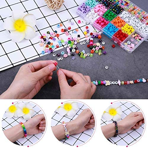 JEFFNIUB Clay Beads Bracelet Making Kit, 24-Colours Flat Round Polymer Clay  Beads Jewelry Making For Kids Adults, Pendant And Jump Rings For Crafting  Bracelet Necklace Earrings Diy Craft Kit, 6000+Pcs - Walmart.com