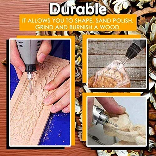 Wood Carving and Engraving Drill Bits DIY Woodworking Accessories Tool Universal Fitment for Rotary Tools,Pack of 5
