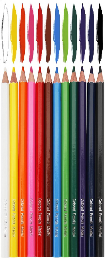 12 ct Colored Pencils Kids Stationery - Box of 24 Tubes - Only