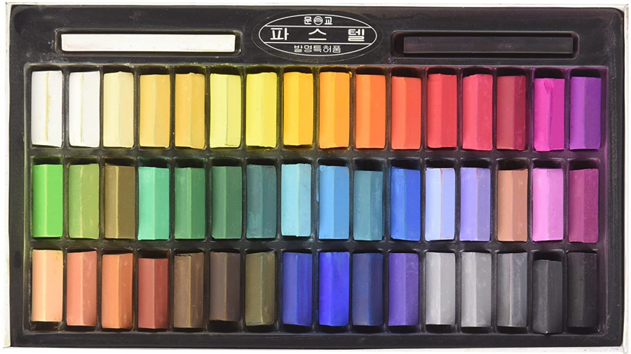 MUNGYO Non-toxic Watercolors Crayons 24 Colors Assorted Set