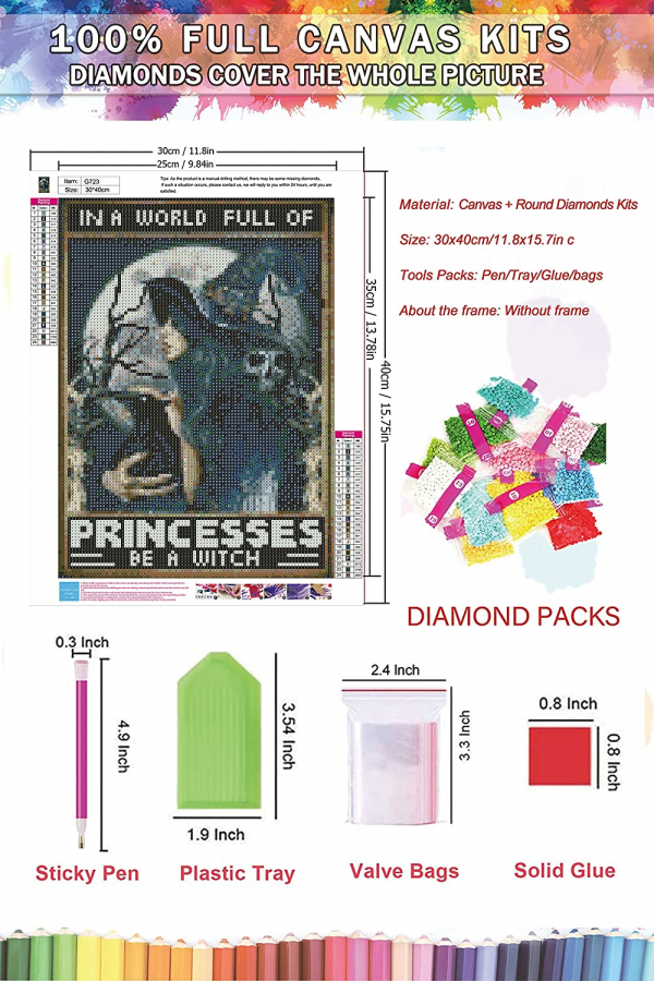12 Pack Diamond Painting Kits for Adults 5D Diamond Art Kit for Beginners,  DIY