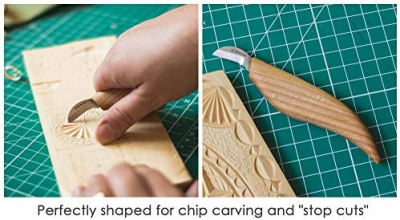 BeaverCraft Chip Carving Knife C6 1"