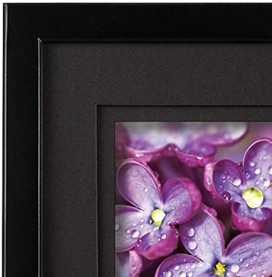 Gallery Solutions Wall Mount Double Airfloat Mat Picture Frame,