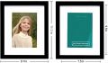 Picrit 8x10 Picture Frame Set of 4, Made of High Definition Real Glass