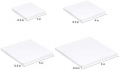 Outus Mini Canvas Panels for Painting Craft Drawing, 24 Pack (3 by 3 Inch