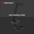 FANTECH Tower RGB Headset Stand, Headphone Holder for Gamers Gaming PC Accessories