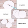 ARTIBETTER 10pcs Round Painting Canvas Panel Boards Canvas Drawing Board Stretched Artist Canvas Canvas Painting Board for Drawing Painting DIY Student Artists 10cm