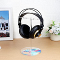 Acrylic Headphone Stand Headset Holder,Transparent Desktop Gaming Headset Stand Hanger Rack for Desk with 2 Earphone Hangers(Color Eagle/Hawk)