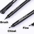 Sunshilor Hand Lettering Pens, Brush Pens Black Calligraphy Pens for Beginners Writing
