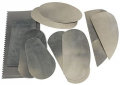 COMIART Clay Sculpture Pottery Molding Ceramics Sharp Steel Cutter Tools Scraper Crafts (Pack of 10)