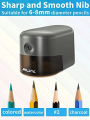 JARLINK Electric Pencil Sharpener, Heavy-Duty Pencil Sharpener with Stronger Helical Blade to Fast Sharpen for Kids