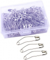 Curved Safety Pins 38mm/1.5inch Basting Pins for Quilting Curved (100 Counts)