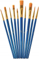 Paint Brushes Set,1 Pack 10 Pcs Nylon Hair Painting Brushes for Acrylic