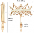 Wooden Umbrella Swift Yarn Winder - 24