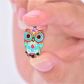 LEBERY 36pcs Owl Enamel Charms, Colorful Owl Charms Pendant for Necklace Bracelet Earring Keychain Jewelry Making DIY Craft Findings