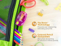 Bostitch Twist-n-Sharp Pencil Sharpener, for Kids & Colored Pencils