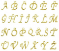 BEADNOVA Letter Charms for Jewelry Making Alphabet Charms Initial Charms Assorted for Bracelets (Gold, 100pcs)