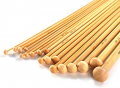 LIHAO 36 PCS Bamboo Knitting Needles Set (18 Sizes From 2.0mm to 10.0mm)