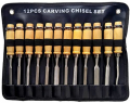 12pcs Wood Carving Hand Chisel Tool Carving Tools Woodworking Professional Gouges Set