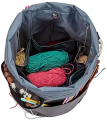 HOMEST XL Yarn Storage Tote, Tangle Free with 6 Oversized Grommets